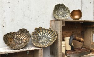 Betonschalen mit Muster1