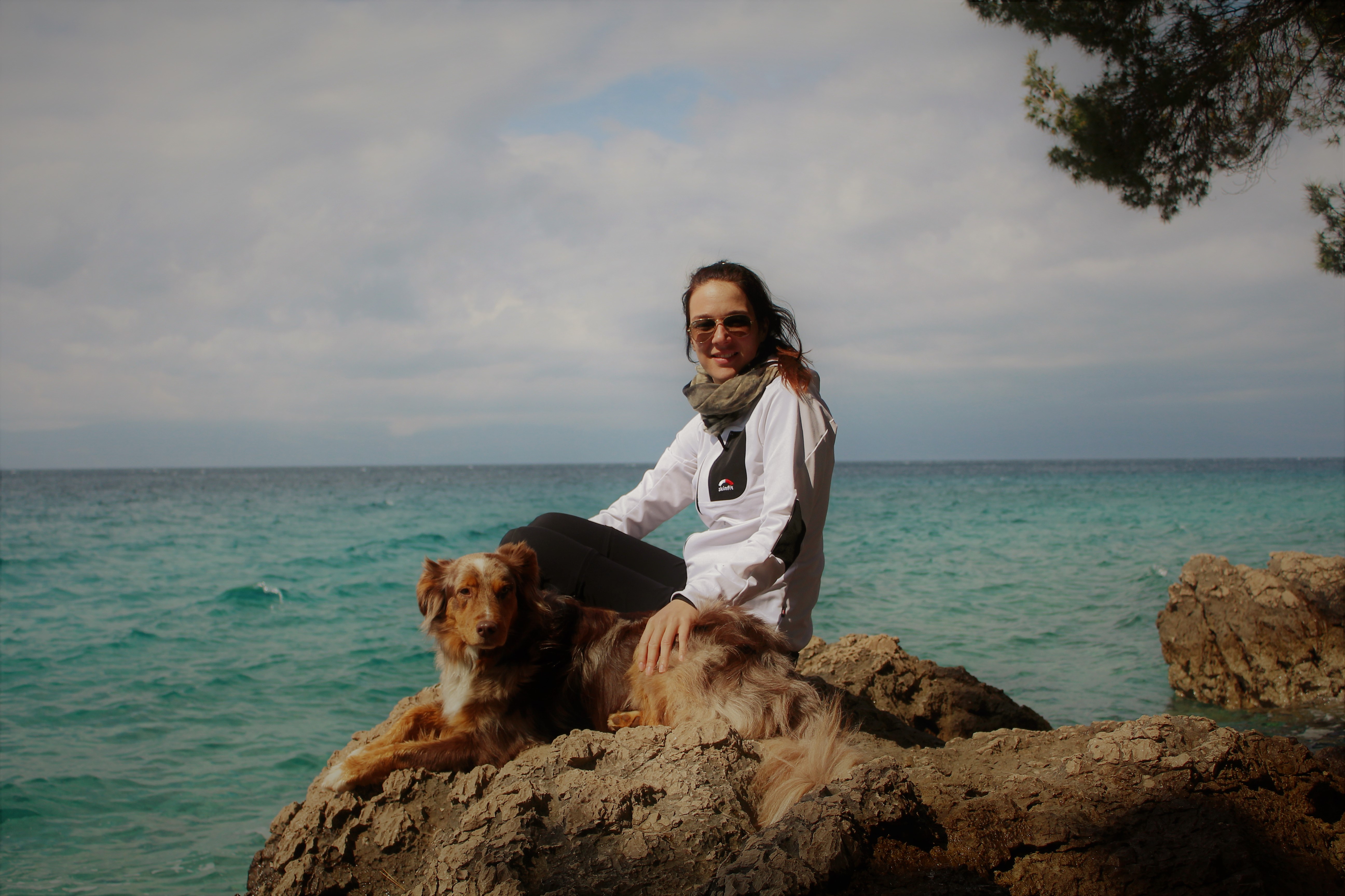 Katrin mit Nala Kroatien